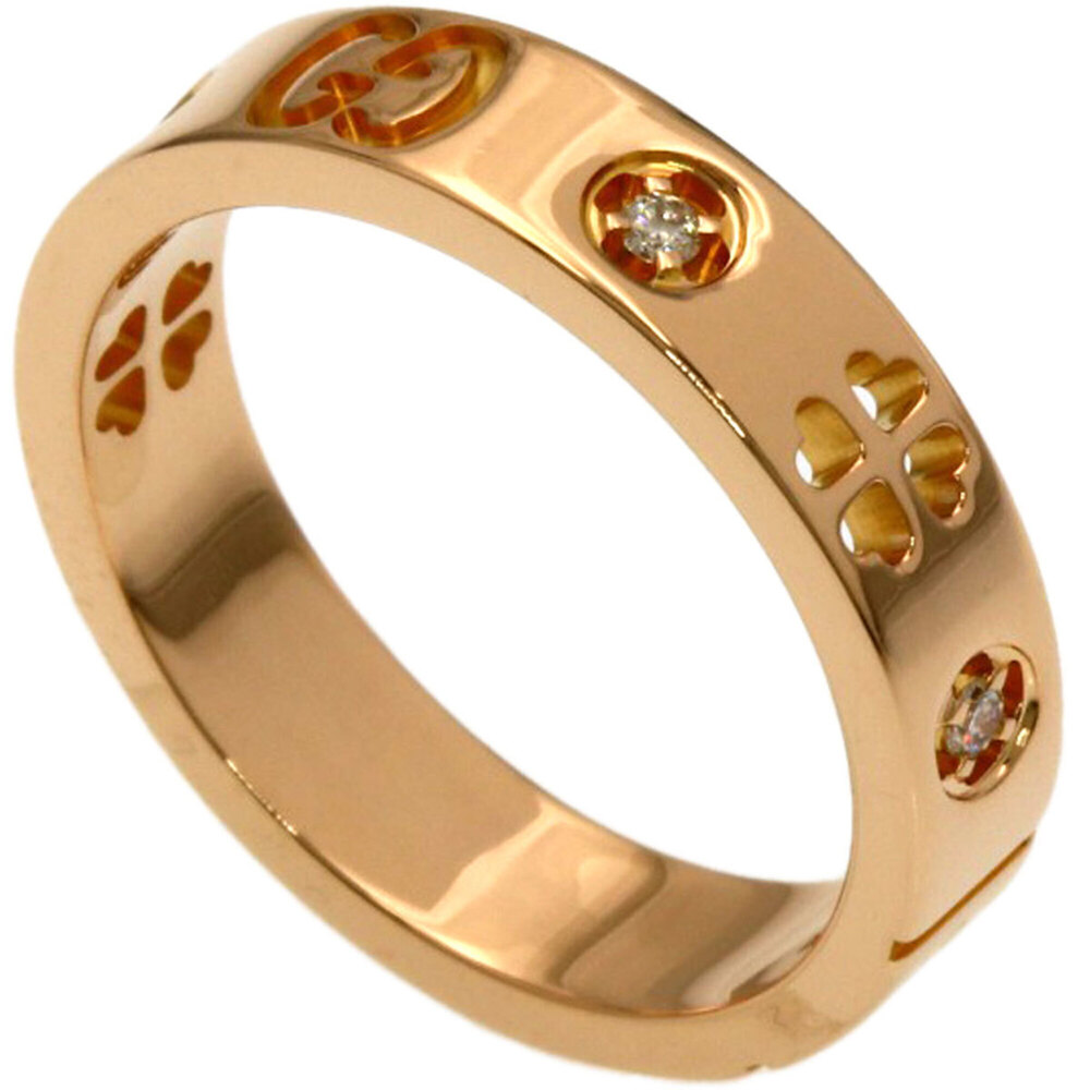 GUCCI 18k Gold Diamond Ring